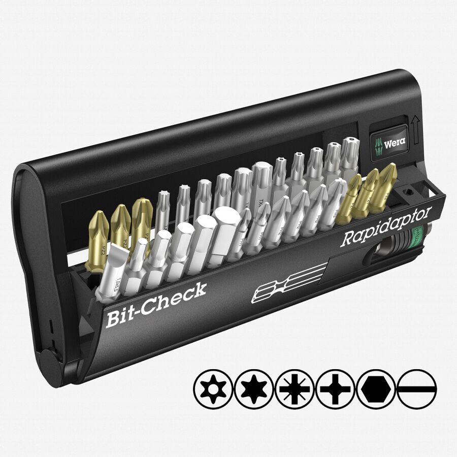DR91-05644030 pc. Assorted Bit Set with Rapidaptor DR91-05644030 pc. Assorted Bit Set with Rapidaptor